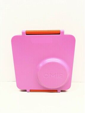 Omie Insulated Bento Lunch Box For Kids- Pink And Orange Without thermos